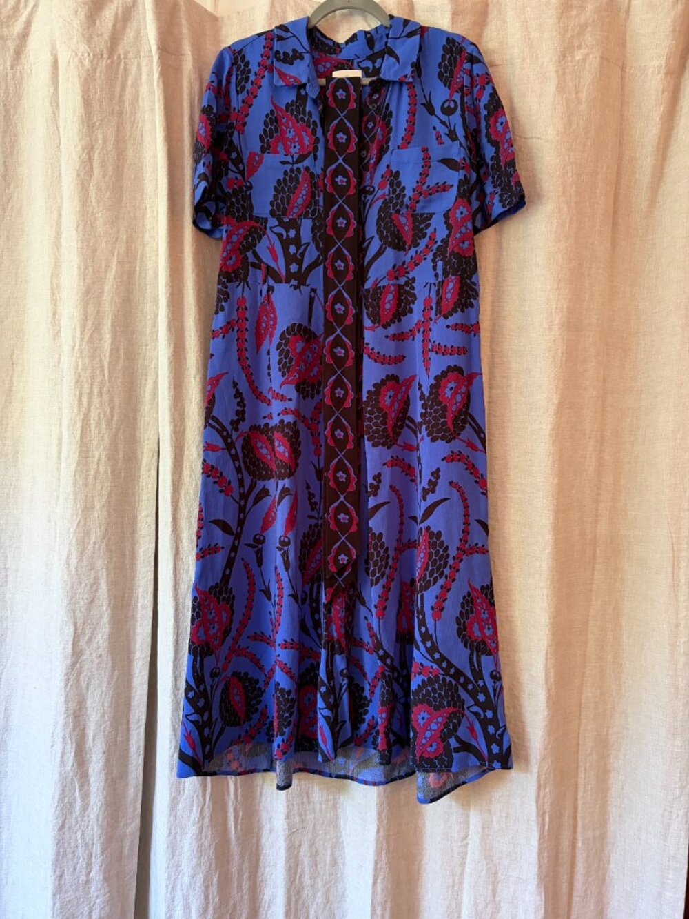 Sezane Adèle Dress - Atla blue - Size 40/8 - Picture 7 of 8